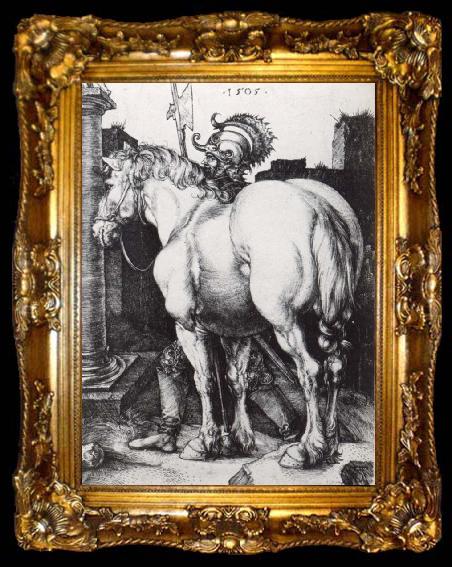 framed  Albrecht Durer The Large Horse, ta009-2